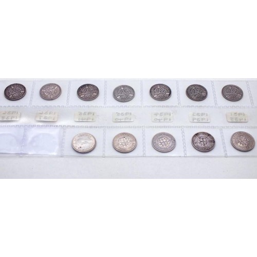 356 - 12X THREEPENCE COINS FROM 1931-1941