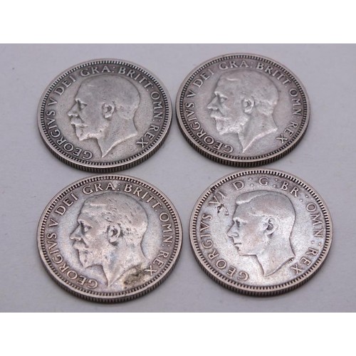 362 - 4X ONE SHILLINGS DATED- 1935,1936,1936,1937