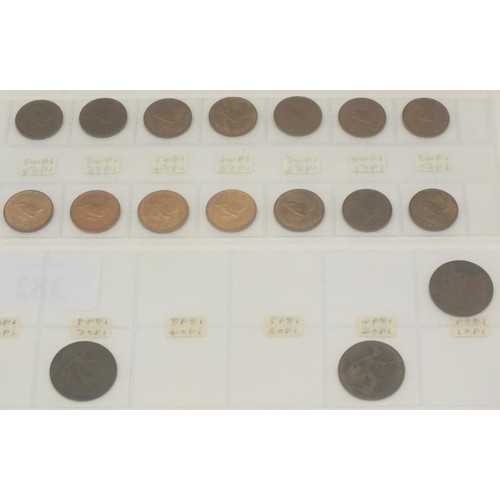 382 - SHEET OF PRE DECIMAL GB COINAGE