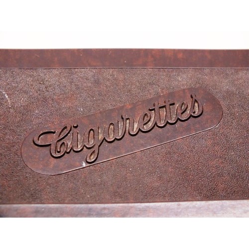 269 - VINTAGE BROWN BAKELITE CIGARETTE BOX