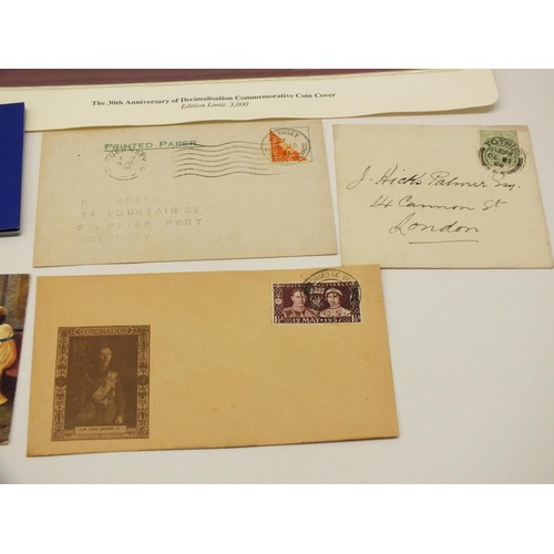 438 - ASSORTMENT OF FIRST DAY COVERS & STAMPS