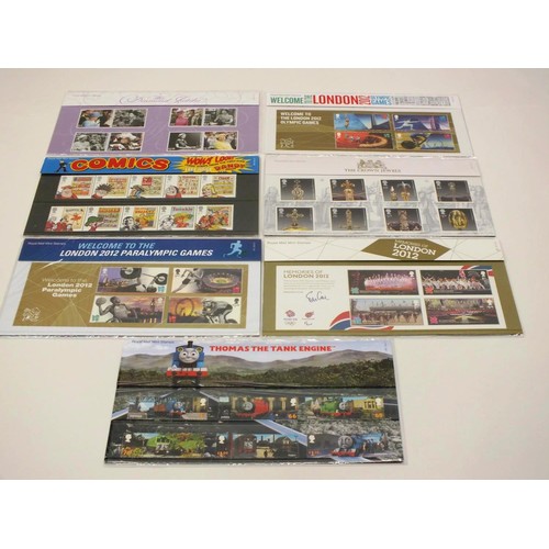 447 - ASSORTMENT OF ROYAL MAIL MINT STAMP PACKS WITH FACE VALUE OF £38.89