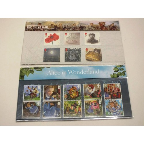 448 - ASSORTMENT OF ROYAL MAIL MINT STAMP PACKS WITH FACE VALUE OF £41.86