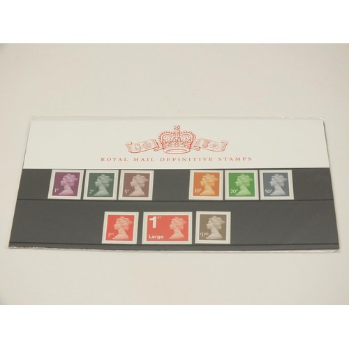 448 - ASSORTMENT OF ROYAL MAIL MINT STAMP PACKS WITH FACE VALUE OF £41.86