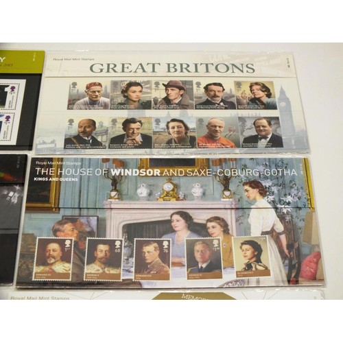 449 - ASSORTMENT OF ROYAL MAIL MINT STAMP PACKS WITH FACE VALUE OF £39.98