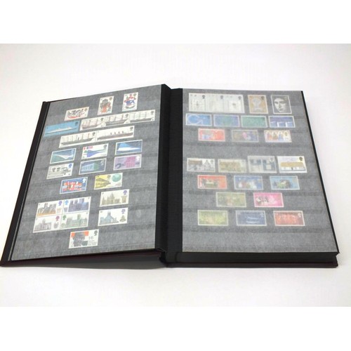 452 - GB MINT HIGH VALUE & USED STAMP STOCK BOOK