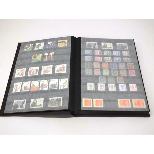 452 - GB MINT HIGH VALUE & USED STAMP STOCK BOOK