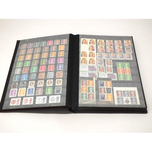 452 - GB MINT HIGH VALUE & USED STAMP STOCK BOOK