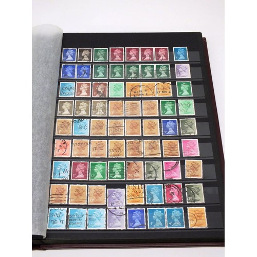 452 - GB MINT HIGH VALUE & USED STAMP STOCK BOOK