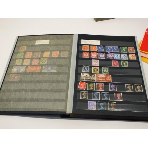 453 - GB USED STAMP STOCK BOOK - VICTORIA ONWARDS