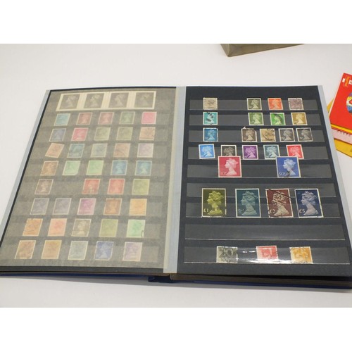 453 - GB USED STAMP STOCK BOOK - VICTORIA ONWARDS