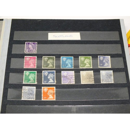 453 - GB USED STAMP STOCK BOOK - VICTORIA ONWARDS