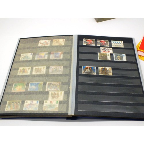 453 - GB USED STAMP STOCK BOOK - VICTORIA ONWARDS