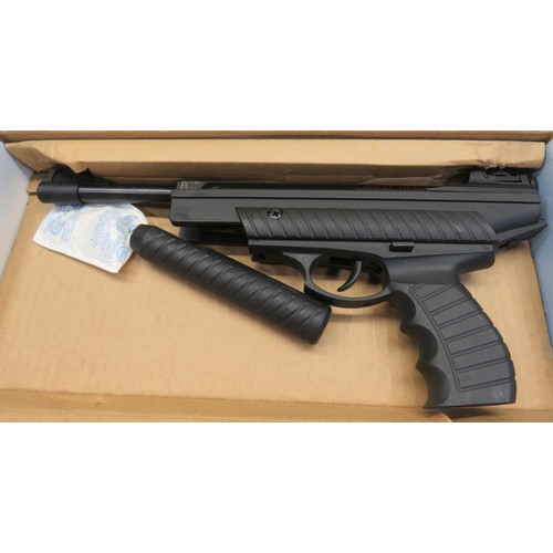 282 - WEBLEY TYPHOON SEMI RECOILESS PISTOL - BOXED