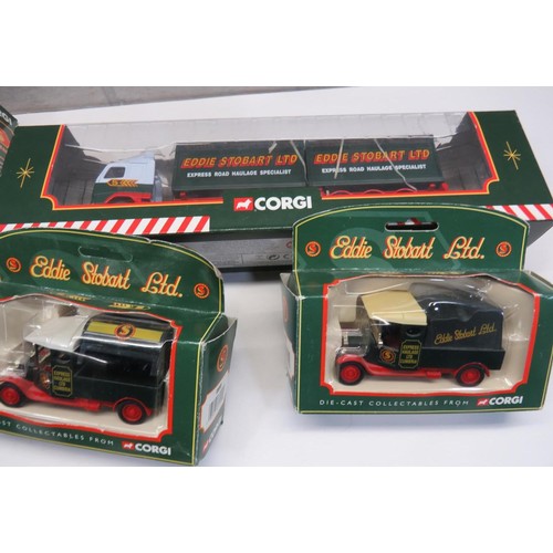 285 - FIVE BOXED EDDIE STOBART TRUCK SET-BOXED