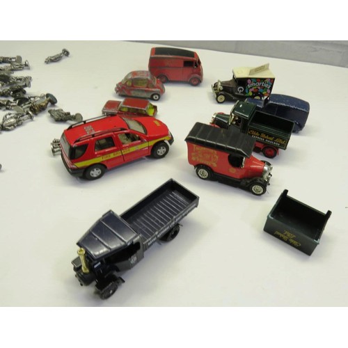 291 - VINTAGE DIECAST AND LEAD SOLDIERS INCLUDES DINKY TOYS ROYAL MAIL VAN