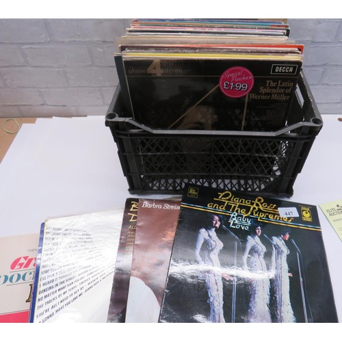 246 - BOX OF MIXED VINYL RECORDS