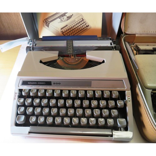 163 - THREE VINTAGE TYPEWRITERS