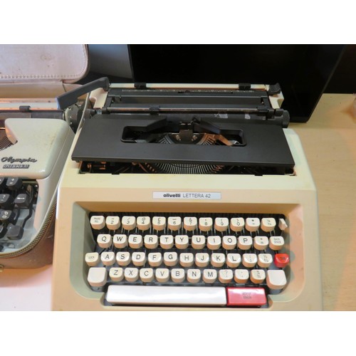 163 - THREE VINTAGE TYPEWRITERS