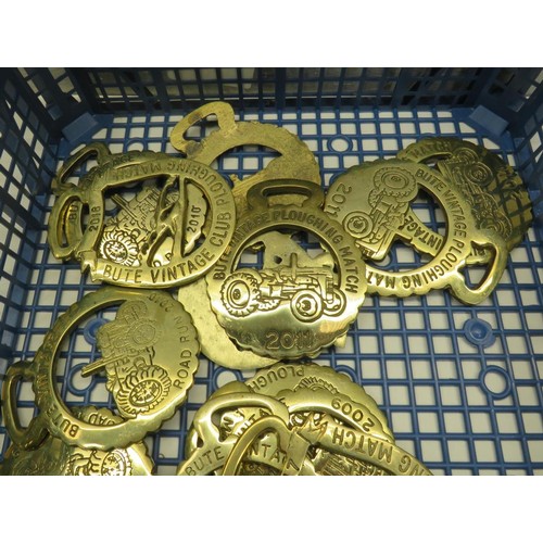 208 - COLLECTION OF HORSE BRASSES AND PLAQUES