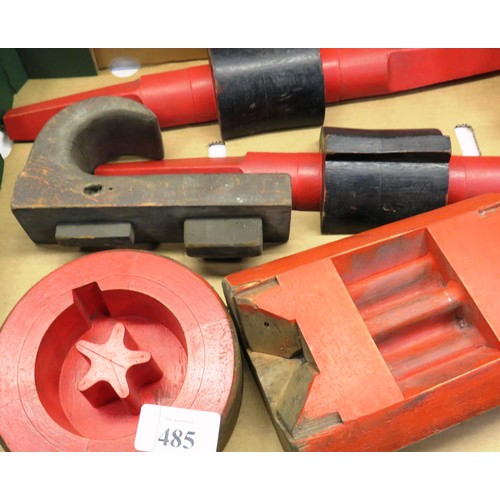 485 - 6X FOUNDRY MOULDS