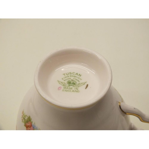 474 - TUSCAN FINE ENGLISH BONE CHINA TEA SET