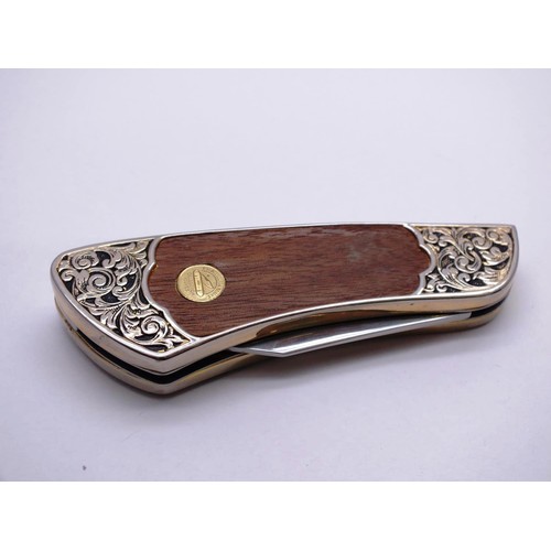 476 - FRANKLIN MINT PEN KNIFE WITH REVOLVER DESIGN