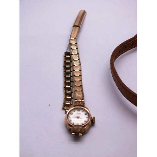 479 - COLLECTION OF ANTIQUE & VINTAGE LADIES WATCHES INCLUDES ROLLED GOLD, BULER, ORIENT & TIMEX