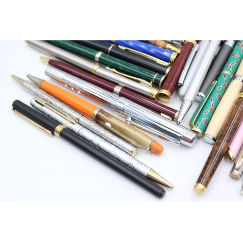 19 - Job Lot of 50 x Assorted WRITING INSTRUMENTS Inc. Fountain Pens, Ballpoint Pens