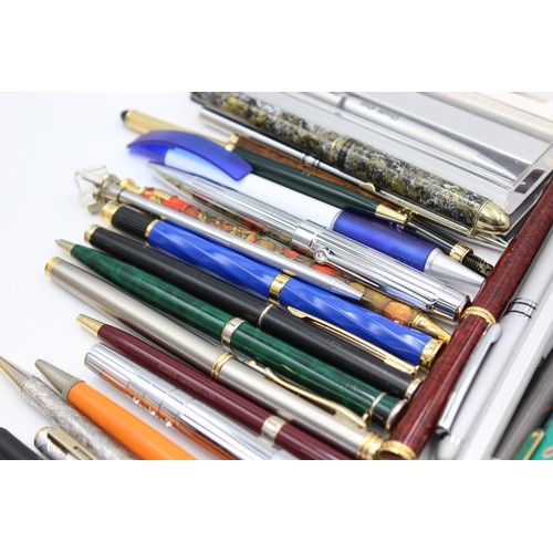 19 - Job Lot of 50 x Assorted WRITING INSTRUMENTS Inc. Fountain Pens, Ballpoint Pens