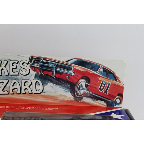 24 - Boxed CORGI Dukes of Hazzard Dodge Charger Diecast Model & Metal Figures CC05301