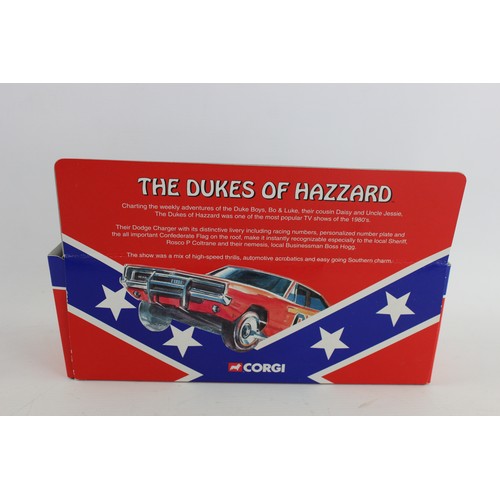 24 - Boxed CORGI Dukes of Hazzard Dodge Charger Diecast Model & Metal Figures CC05301