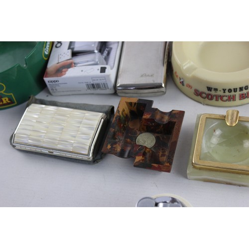 60 - 18 x Assorted Vintage TOBACCIANA Inc Table Lighters, Advertising, Cigarette Case