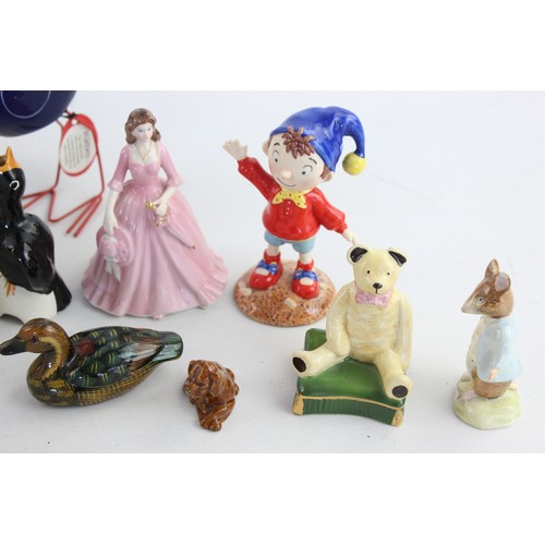 76 - Job Lot of Vintage CERAMIC Figures Inc. Beatrix Potter, Franklin Mint Cinderella