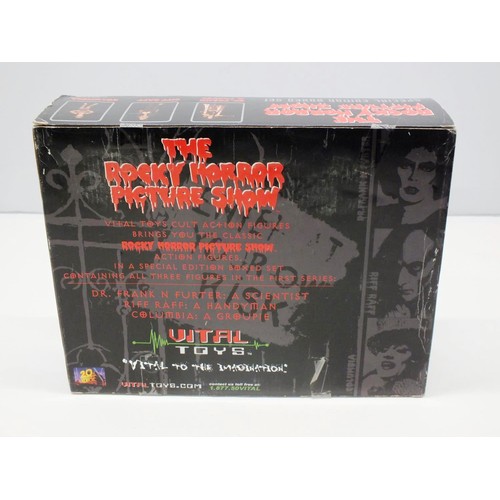 150 - THE ROCKY HORROR PICTURE SHOW SPECIAL EDITION BOXED SET OF FIGURES BY VITAL TOYS