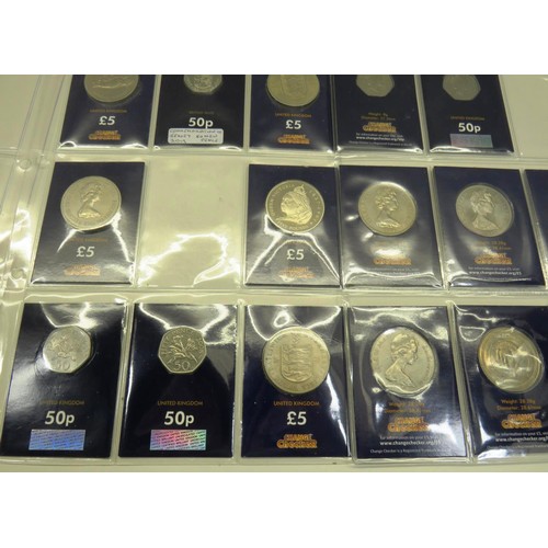 140 - 24 x COLLECTABLE £5 AND 50P COINS