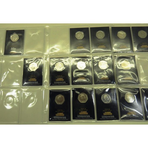 150 - 17 x COLLECTABLE 50p COINS