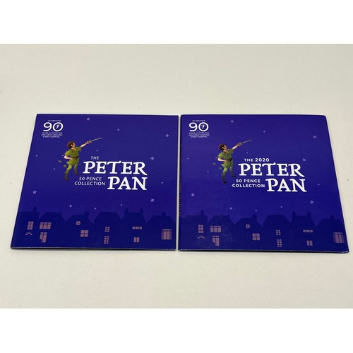 121 - 2 x 2020 PETER PAN 50p COIN COLLECTIONS