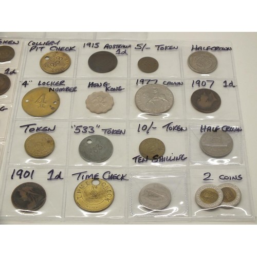 84 - COLLECTION OF COINS AND TOKENS