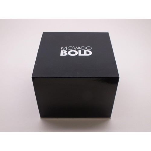 332 - BOXED NEW MOVADO BOL WRISTWATCH- WORKING ORDER