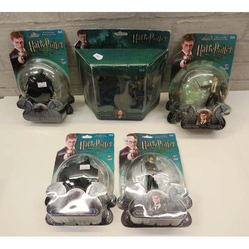 16 - FIVE HARRY POTTER COLLECTORS FIGURES IN UN-OPENED PACKETS