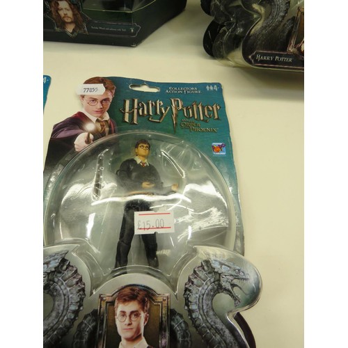 16 - FIVE HARRY POTTER COLLECTORS FIGURES IN UN-OPENED PACKETS