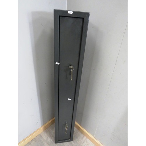 41 - METAL GUN CABINET WITH 2 KEYS