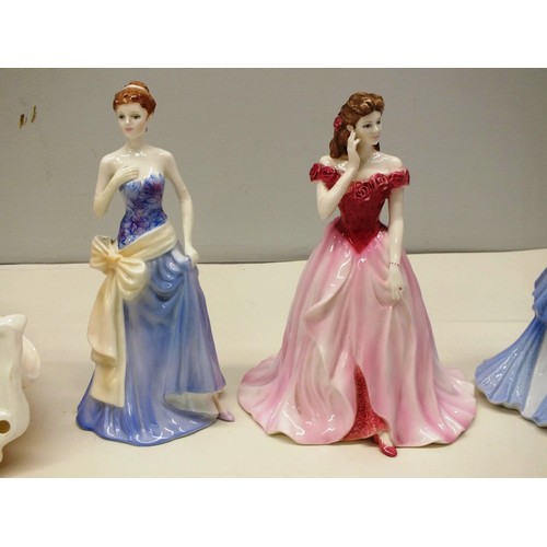 50a - FIVE COALPORT FIGURES