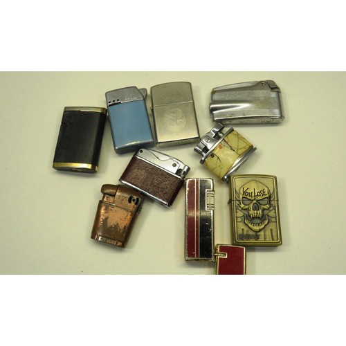 102 - 10 x LIGHTERS INCLUDING RONSON