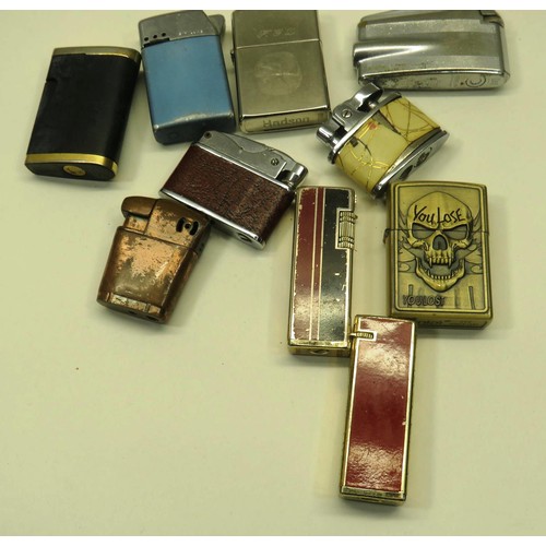 102 - 10 x LIGHTERS INCLUDING RONSON