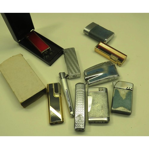 103 - 10 x LIGHTERS INCLUDING RONSON, CROWN ETC