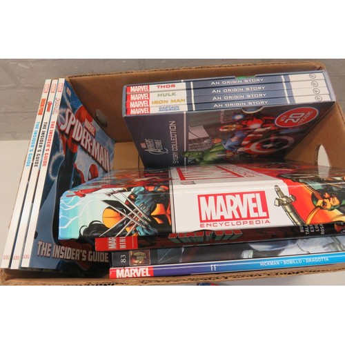 133 - BOX FULL OF MARVEL BOOKS