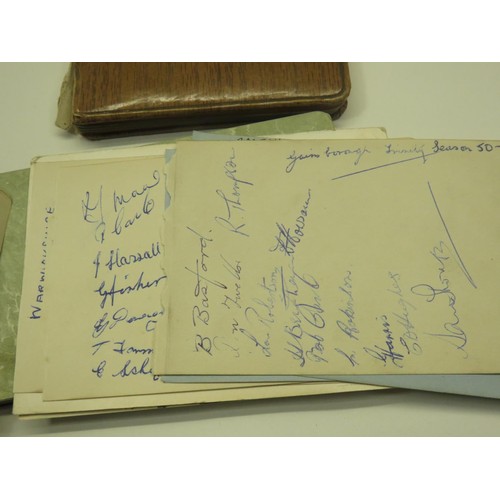 153 - TWO 1940'S AUTOGRAPH ALBUMS