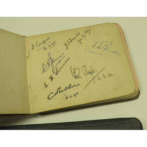 153 - TWO 1940'S AUTOGRAPH ALBUMS